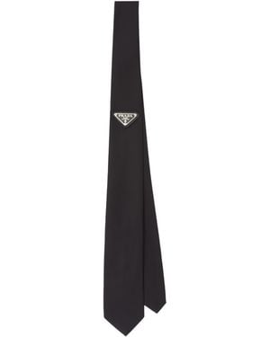 Prada Re-Nylon Tie - White