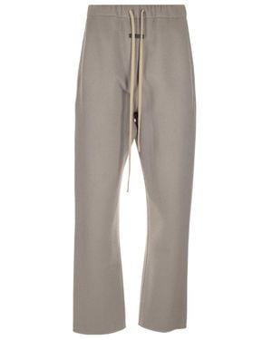 Fear Of God Logo Casual Trousers - Grey