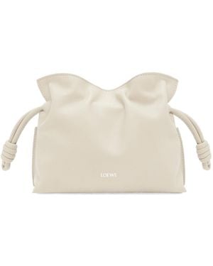 Loewe Mini Flamenco Shoulder Bag - Natural