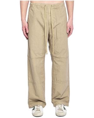 Haikure Gene Pop Drawstring Wide-Leg Trousers - Natural
