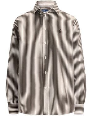 Polo Ralph Lauren Striped Shirt - Brown