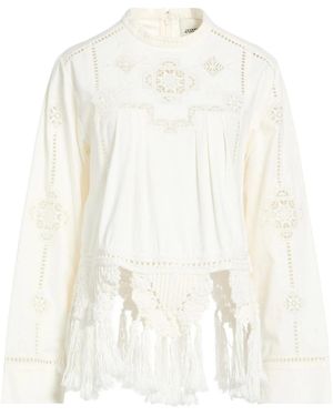 Isabel Marant Minimalist Long-Sleeve Top - White