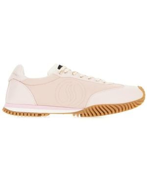 Stella McCartney Round Toe Low-Top Sneakers - White