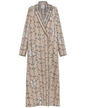 Forte Forte Jacquard Coat - Natural