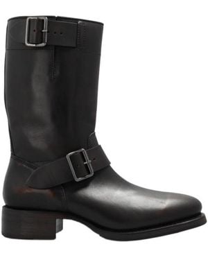 DSquared² Buckle Ankle Boots - Black