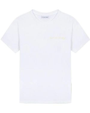 Maison Labiche Out Of Office Embroidered T-Shirt - White