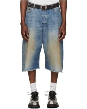 424 Big Daddy Denim Shorts - Blue