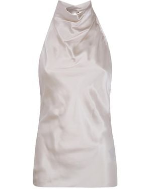 Balmain Halter Neck Top - White