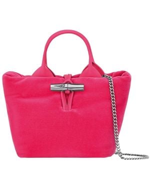 Longchamp Le Roseau Xs Handbag - Pink
