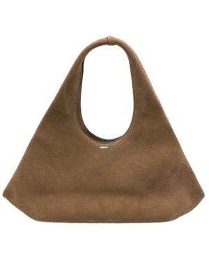 Coperni Logo Detail Tote Bag - Brown