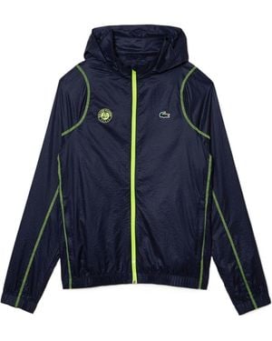 Lacoste Minimal Windproof Jacket - Blue