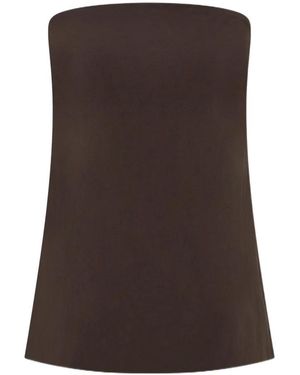 St. Agni Sleeveless Top - Brown