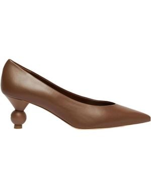 Weekend by Maxmara Pointed-Toe High Heels - Brown