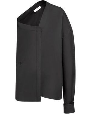Dior Asymmetric Shirt - Black