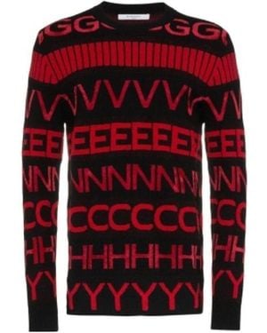 Givenchy Alphabetical Jumper - Red
