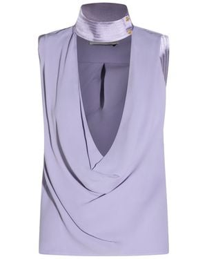 Elisabetta Franchi Sleeveless Tops - Purple