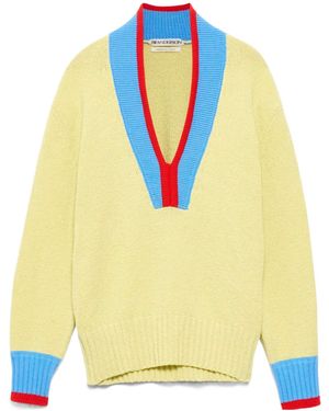 JW Anderson Contrast Trim Jumper - Yellow
