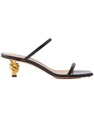 Bottega Veneta Knot Mules - White