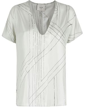Alysi V-Neck T-Shirt - White