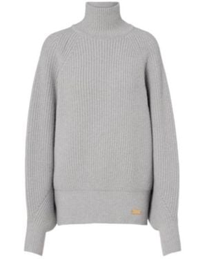 Balmain Wool Turtleneck Sweater - Gray