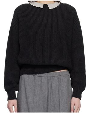 Baserange Long Sleeve Jumper - Black