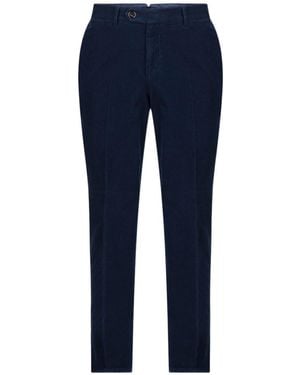 Brunello Cucinelli Casual Trousers With Belt Loops - Purple