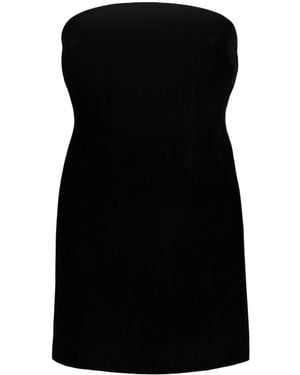Wardrobe NYC Velvet Mini Dress - Black