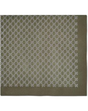 Gucci Printed Silk Carré - Green