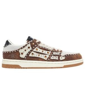 Amiri Skel Top Low Embellished Trainers - Multicolour