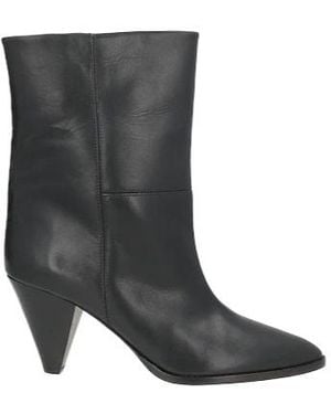 Isabel Marant Minimalist Pointedtoe Ankle Boots - Black