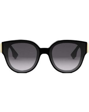 Fendi Eyewear Panthos Frame Sunglasses - Multicolor