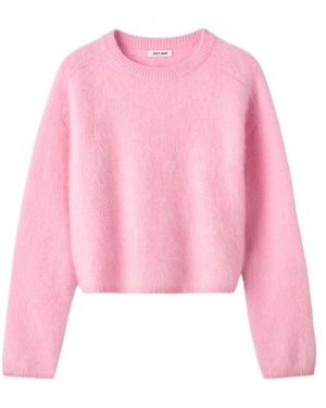 Soft Goat Long-Sleeved Jumper - Pink