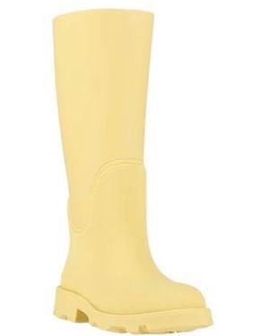 Burberry Minimal Rubber Rain Boots - Yellow