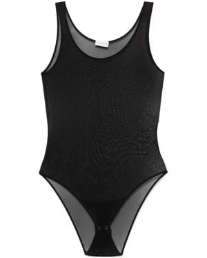 Magda Butrym Round-Neck Jumpsuit - Black