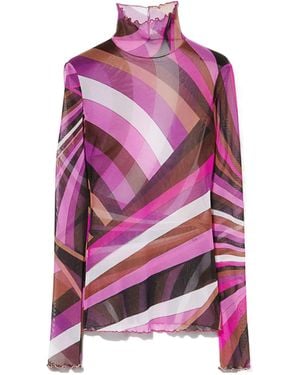 PUCCI Long-Sleeved Top - Pink