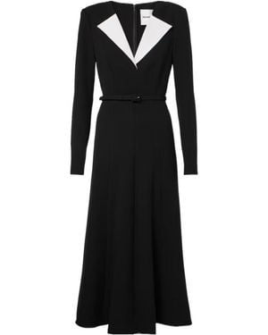Roland Mouret Long Sleeve Dress - Black