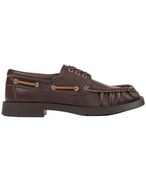 Camper Round-Toe Loafers - Brown