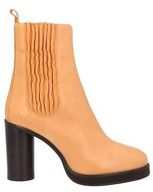 Isabel Marant Leather Chelsea Boots - Brown