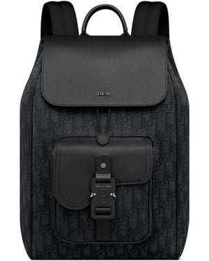 Dior Saddle Backpack - Black