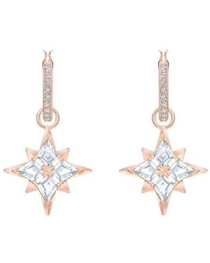 Swarovski Star Earrings - White