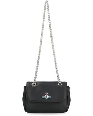 Vivienne Westwood Orb Plaque Mini Crossbody Bag - White