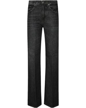 Dondup Jacklin Straight Leg Jeans - Black