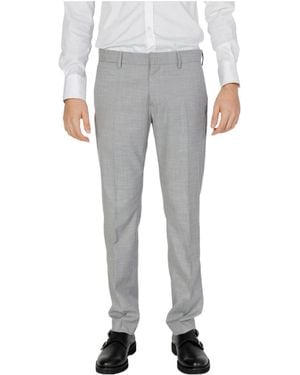 Antony Morato Casual Trousers With Belt Loops - Grey