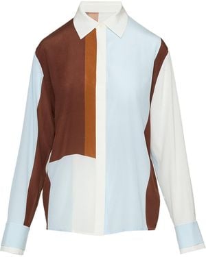 SIR. Color-Blocked Shirt - Blue