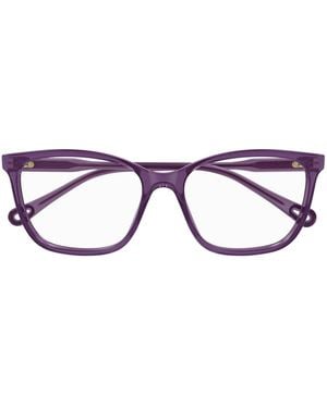 Chloé Chloé Eyewear Square Frame Glasses - Multicolour