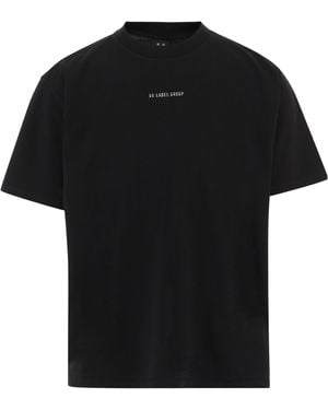 44 Label Group Darkened Graphic Print T-Shirt - Black