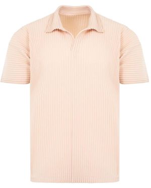 Homme Plissé Issey Miyake Homme Plissé Issey Miyake Colour Pleats 2 Short-Sleeved Shirt - Pink