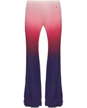CASABLANCA Flared Casual Trousers - Pink