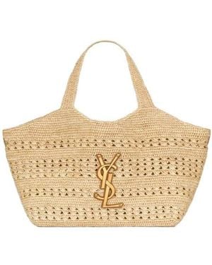 Saint Laurent Icare Medium - Natural