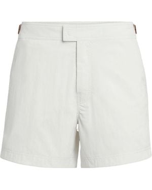ZEGNA Brand Logo Swimming Shorts - White
